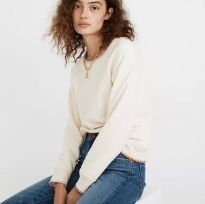 Madewell Stitched Shrunken Sweatshirt